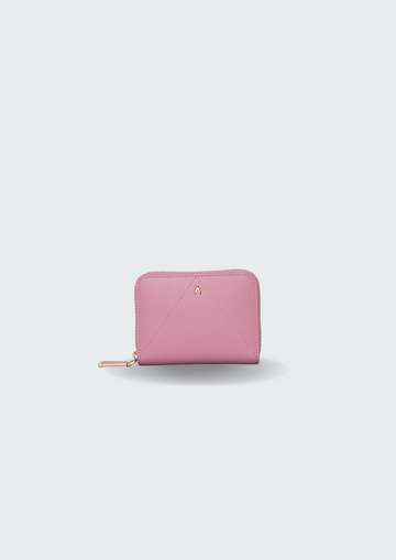 Zip-around wallet in Pastel Pink