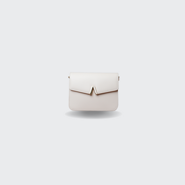 Keeps’Ake Medium Shoulder Bag in Optic White